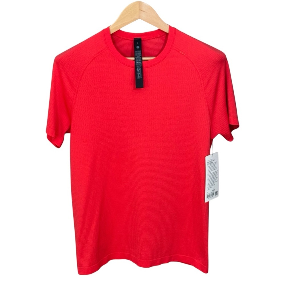 NWT Lululemon Metal Vent Tech 2.0 Short Sleeve - Shirt - Red Glow -  S - LM3FG2S